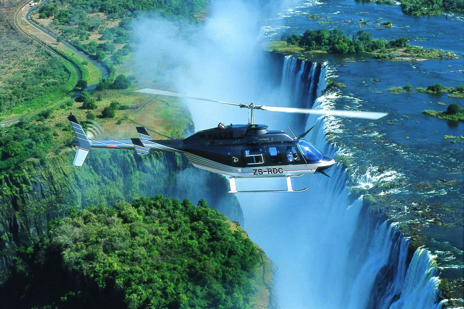 Helicopter Ride - Victoria Falls